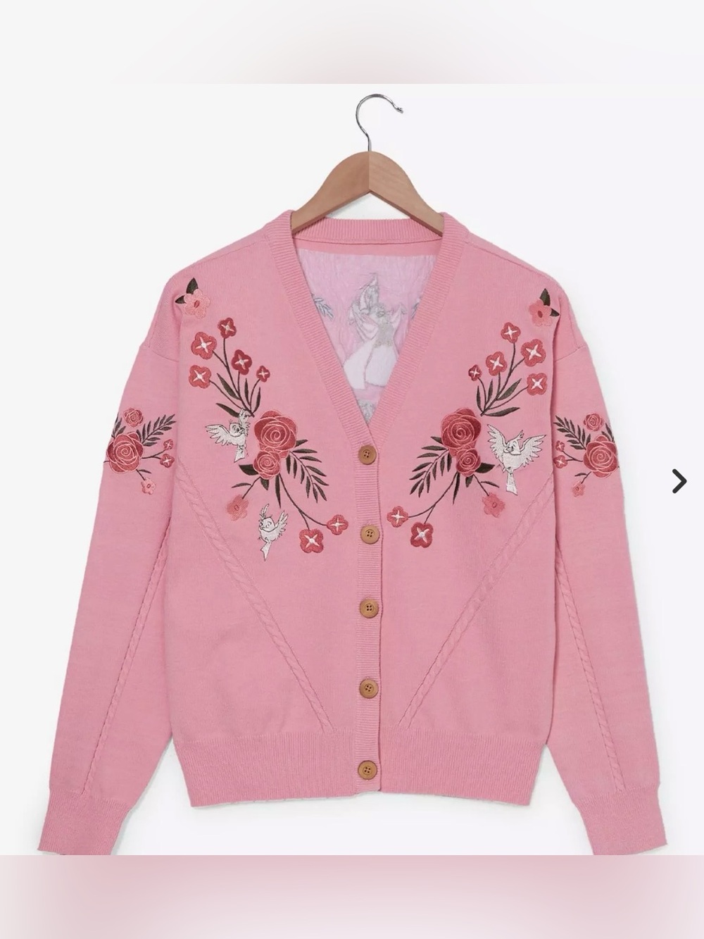 NWT Her Universe Disney Sleeping Beauty woodland critter cardigan size 4X